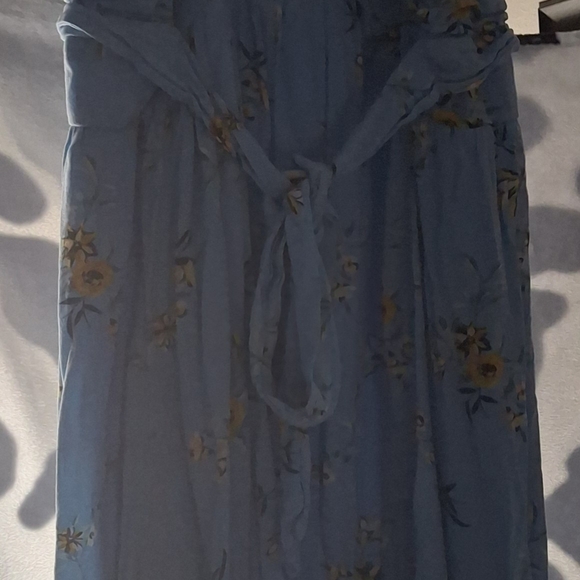 Maurices Blue Floral Maxi Dress - Picture 2 of 8